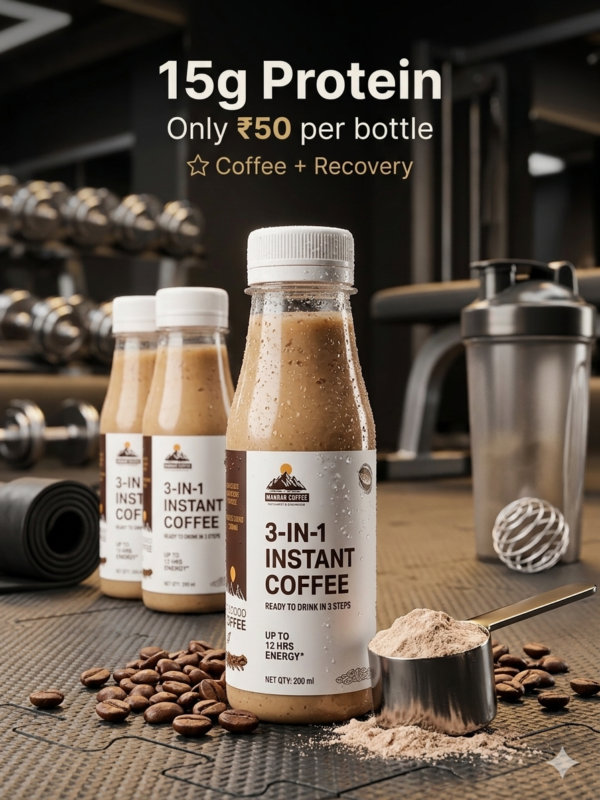 Mandar Protein Coffee Bottle